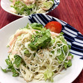 フジぽん's cooksnap of when they made ☀そうめんのごま和え☀.