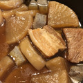 やんぬ's cooksnap of when they made 蒟蒻と大根の甘辛い煮豚.