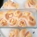 くまゆplants's cooksnap of when they made 基本のちぎりパン.