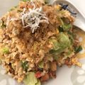 hakobetet's cooksnap of when they made 母さんの味!にんにくレタス炒飯☆.