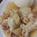 ami-rarara's cooksnap of when they made 手羽先と大根◎さっぱり酢煮.