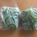 ♡しろちゃん♡'s cooksnap of when they made ゴーヤの冷凍保存.