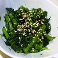 jyorinu's cooksnap of when they made 春菊のナムル.