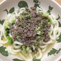 クックANLLO1☆'s cooksnap of when they made 牛ミンチあんかけうどん.