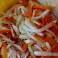 れいさやママ's cooksnap of when they made お正月☆おせちに♪大根と人参のなます♡.