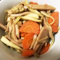きーきりん's cooksnap of when they made にんじんとエリンギのきんぴら風.