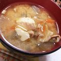すずまるぅ's cooksnap of when they made おいしい豚汁♪豆腐入り♡.