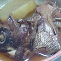 色　葉's cooksnap of when they made 圧力鍋で鯛のあら煮.
