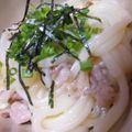 CH☆NEL☆'s cooksnap of when they made ボリューム満点❤豚と白菜の艶うどん.