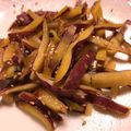 びびでばびでぶ's cooksnap of when they made さつまいもの皮を使って大学芋風に ♪.