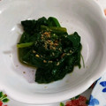 実家暮らしの娘's cooksnap of when they made ＊ほうれん草のおひたし＊.