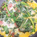 rabbit2187's cooksnap of when they made ほうれん草とコンビーフの卵とじ.