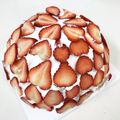 クックYXCN5J☆'s cooksnap of when they made ティアラドーム風 いちごたっぷりケーキ.