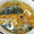 naki1227's cooksnap of when they made 秋鮭と白葱の梅和風スープ.