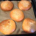 りえごん＠和歌山's cooksnap of when they made 本格手作りハンバーガー ☆ＨＢでバンズ編.