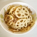 jibun's cooksnap of when they made 蓮根のひき肉炒め.
