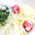 みっくママ's cooksnap of when they made キャベツ&たくあんのマヨネーズ和え.