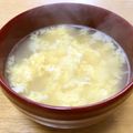 maarine's cooksnap of when they made ヒガシマルうどんスープの素でふわ玉スープ.