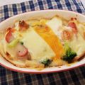 happy_children's cooksnap of when they made パンの耳で！簡単コンポタグラタン☆.