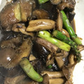 ガーコ1004's cooksnap of when they made 茄子としめじとアスパラの中華風甘辛炒め❀.