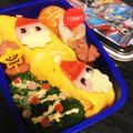 ルルル27's cooksnap of when they made 幼稚園　お弁当　オムライス（クリスマス）.