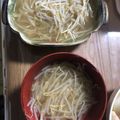ethnic0229's cooksnap of when they made モヤシ一袋だけ。炒めモヤシスープ.