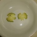 白いぐれーぷ's cooksnap of when they made 簡単！ちょうちょとお魚の飾り切り♪.