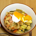 ツィッヒ's cooksnap of when they made 簡単カレー南蛮そば～かき揚げとゆで玉子.