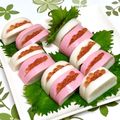 ChunChun☆≡'s cooksnap of when they made ちょっと華やかに♪蒲鉾のいくら詰め.