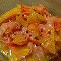chou*'s cooksnap of when they made オレンジとサーモンのマリネサラダ.