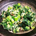 まっさまさママ's cooksnap of when they made 大根葉と桜えびのマヨネーズ和え.