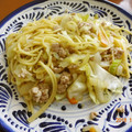 じゅんこちゃん❤︎'s cooksnap of when they made 超簡単☆キャベツとひき肉の和風パスタ.