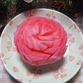 虹色♪︎ちゅーりっぷ's cooksnap of when they made かぶの薔薇・花びら甘酢漬け.