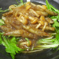 京橋で生まれた女's cooksnap of when they made ワカサギのなめこおろし和え.