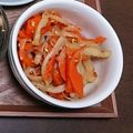 こびぃ。's cooksnap of when they made 簡単レンチンシャキシャキ大根の皮のナムル.