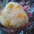 ★ＨAＲUＫA's cooksnap of when they made コーン入り♡味噌バタ味のおにぎり.