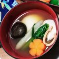 hancha's cooksnap of when they made スルメが決め手☆うちのお雑煮♪.