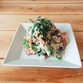 ぎょびょ's cooksnap of when they made くるみ入りほうれん草の白和え.