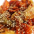 をとは's cooksnap of when they made 根菜、キノコ、豚ロースの秋の甘酢炒め♡♡.
