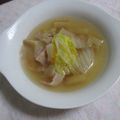 mintkiss's cooksnap of when they made 白菜とはんぺんのスープ.