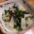 ごまちょこ's cooksnap of when they made 春菊と大根とシーチキンのガーリック炒め煮.