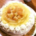 ほほば's cooksnap of when they made りんごショートケーキ♡.