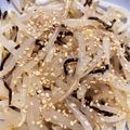 ひでママBB☆'s cooksnap of when they made レンジで超簡単！豆もやしの塩昆布ナムル.