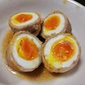 neomam's cooksnap of when they made ゆで卵の豚肉巻き＊てり照り.