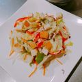 まーそん51's cooksnap of when they made 一人ランチに。パン耳消費！パンサラダ.