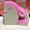 にゃんこりんご's cooksnap of when they made 縁起良い立ちうさぎかまぼこ飾り切り.