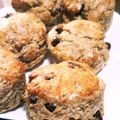 ameうめ's cooksnap of when they made バター不使用のバナナチョコチップスコーン.