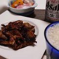 あきひゃ's cooksnap of when they made カリッと♪鶏皮炒め.
