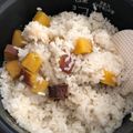 jun_haj's cooksnap of when they made 切り餅DEサツマイモのおこわ風.