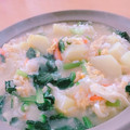 ☆３匹の子ぶた☆'s cooksnap of when they made ☆簡単おかず☆玉ねぎじゃがいもの卵スープ.